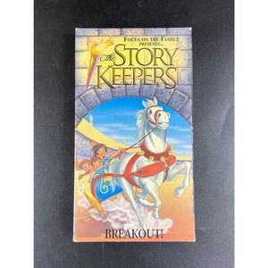 The Story Keepers Breakout VHS Vintage Cartoon Movie  Tape